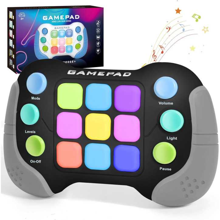 Jeu Électronique Fast Push AOTIBO : Défis Mémoire & Réflexes, Lumières RGB 7 Couleurs – Cadeau Idéal Enfants & Adultes !