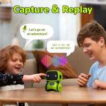 Contixo R1 Robot éducatif vert pour enfants 3-8 ans