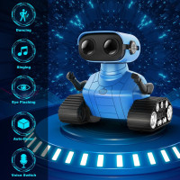 Hamourd Robot Jouet Enfants 5+ Rechargeable avec LED Dance