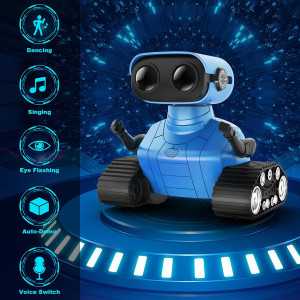 Hamourd Rechargeable Robot Toys for Kids 5+, Dance, Music & LED Eyes