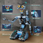 Johnny 5 Robot Building Kit: 1176 Pieces, Remote Control, Rechargeable - Adult Robotics Model Johnny 5 Robot Building Kit: 1176 Pieces, Remote Control, Rechargeable - Adult Robotics Model