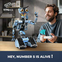 Kit Robot Johnny 5 Télécommandé 1176 pièces - Cadeau Fête Papa