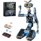 Johnny 5 Robot Télécommandé à Construire: 1176 Pièces, Cadeau Idéal Compatible Lego
