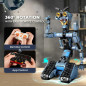 Johnny 5 Robot Télécommandé à Construire: 1176 Pièces, Cadeau Idéal Compatible Lego