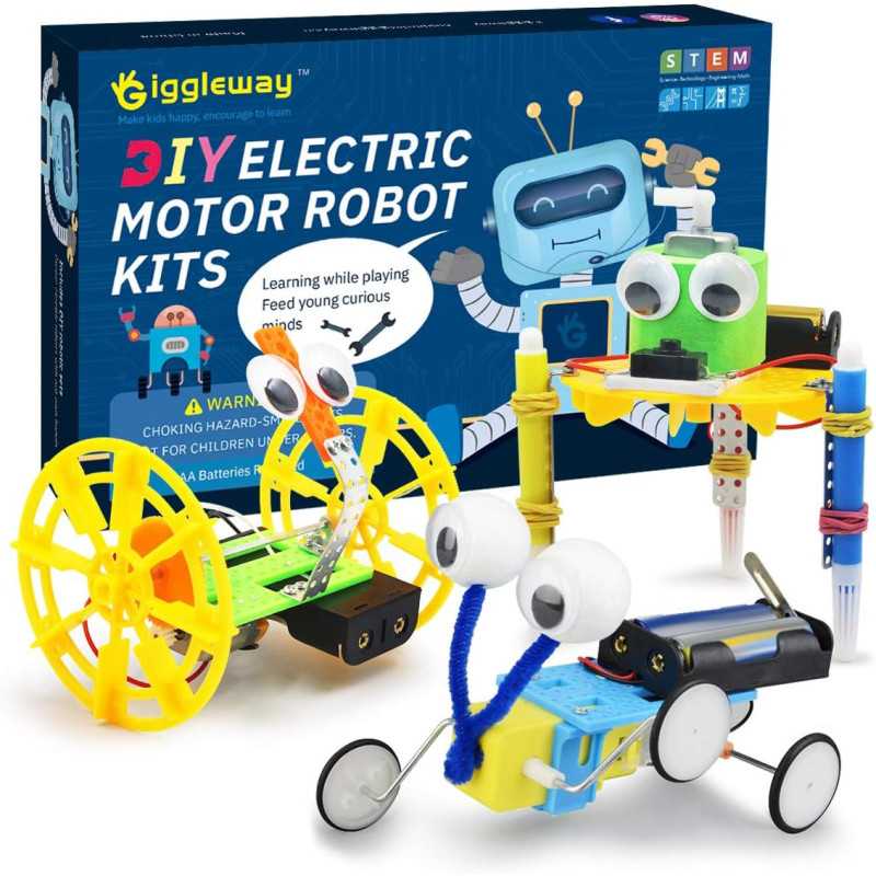 Kits Robotique STEM DIY pour Enfants - Voiture, Reptile, Doodle