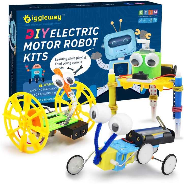 Kits Scientifiques STEM DIY: 3 Robots Éducatifs pour Enfants - Voiture Équilibre, Reptile & Dessin Kits Scientifiques STEM DIY: 3 Robots Éducatifs pour Enfants - Voiture Équilibre, Reptile & Dessin