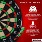 Cible de Fléchettes Électronique Winmau Ton Machine: Plus de 90 Jeux, 8 Joueurs, 2 Jeux de Fléchettes Inclus! Cible de Fléchettes Électronique Winmau Ton Machine: Plus de 90 Jeux, 8 Joueurs, 2 Jeux de Fléchettes Inclus!