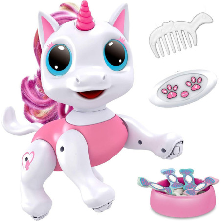 Robo Pets Pink Unicorn: Remote Control Robot Toy - Walks, Dances, STEM Fun!