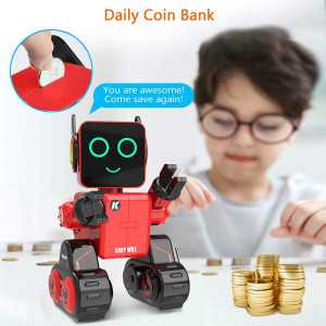 Robot Intelligent Programmable Rouge pour Enfants – Jouet RC