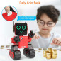 Robot Intelligent Interactif OKK : Contrôle Tactile et Vocal, Danse, Chante, Marche - Rouge