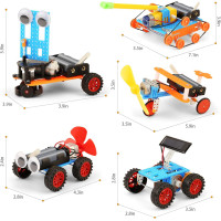Kit Scientifique Robotique Enfant 5-12 Ans : Construis Ton Propre Robot Voiture!