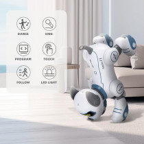 Robot Chien Télécommandé : Jouet Programmable 3-8 Ans