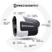 Precision Pro NX9 Golf Rangefinder – 900 Yards, Slope Switch & Flag Lock