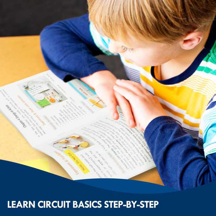 Kit dExpériences Scientifiques Électriques pour Enfants : Créez Votre Propre Circuit Lumineux ! Kit dExpériences Scientifiques Électriques pour Enfants : Créez Votre Propre Circuit Lumineux !