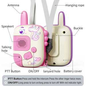 Walkie-Talkies Licorne pour Filles : Le Cadeau dAnniversaire Magique (3-10 Ans) et Aventures en Plein Air !