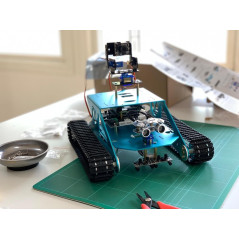 Kit Robot Yahboom Tank AI pour Raspberry Pi 4B – DIY & Python