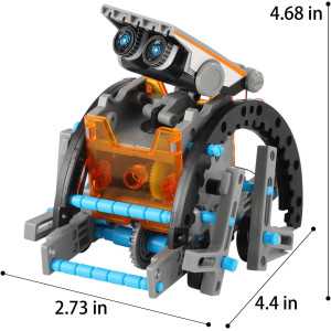 Kit Robot Solaire STEM 12-en-1 Lucky Doug pour Enfants 8-13 ans
