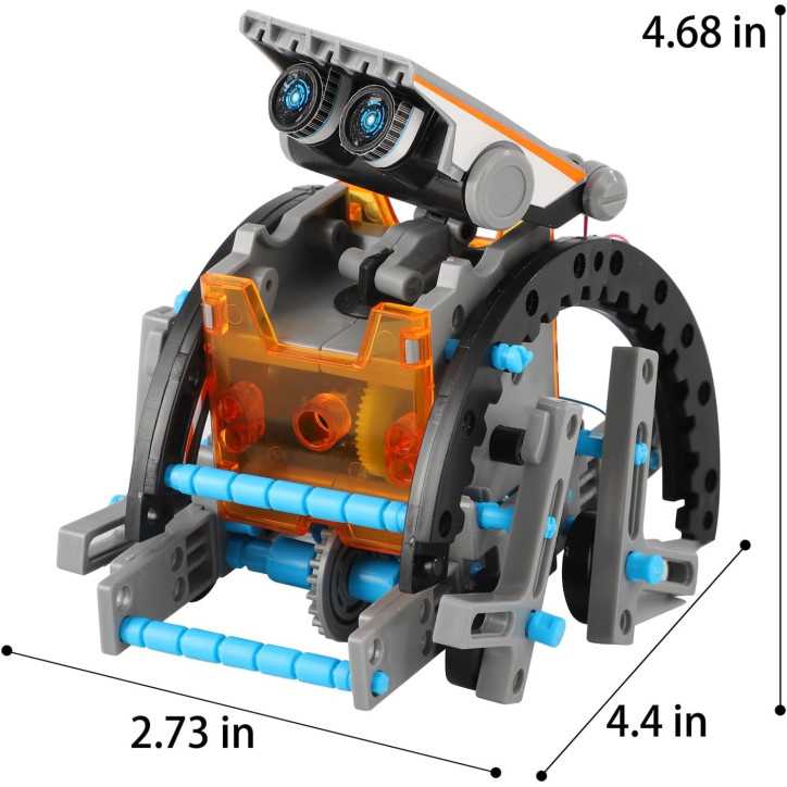 Lucky Doug Solar Robot Kit: 12-in-1 STEM Building Toy for Budding Scientists Ages 8-13! Lucky Doug Solar Robot Kit: 12-in-1 STEM Building Toy for Budding Scientists Ages 8-13!