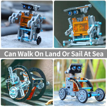 Kit Robot Solaire STEM 12-en-1 Lucky Doug pour Enfants 8-13 ans