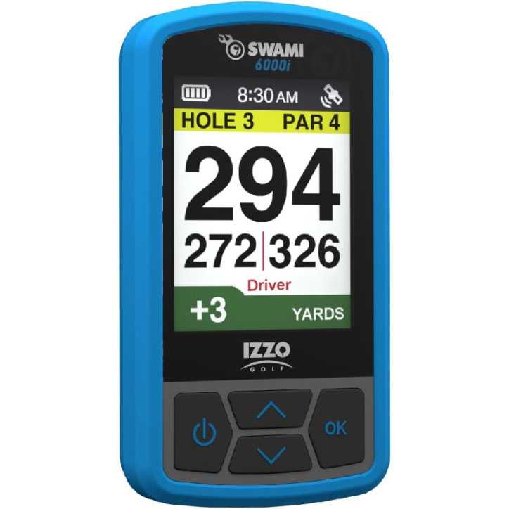 Izzo Swami 6000: GPS de Golf Étanche avec Écran Couleur & 38 000 Parcours