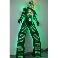 Costume Robot LED RGB Lumineux: Illuminez vos Soirées et Spectacles!