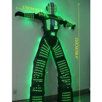 Costume Robot LED Lumineux RGB pour Soirée et Danse