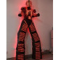 RGB LED Robot Costume: Light Up the Party! Illuminated Armor for Dance & Stage