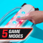 Hypershot 5-en-1: Jeu de Hockey de Table Electronique avec Effets Sonores et Lumineux - Ambiance Garantie!