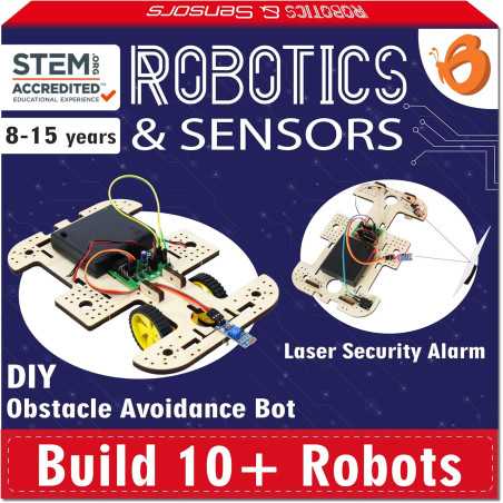 Kit Robotique STEM 10-en-1 Butterfly Edufields pour Enfants 8-14 ans