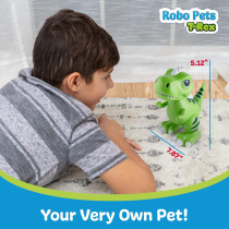 Robo Pets T-Rex : Robot Dino Télécommandé pour Enfants