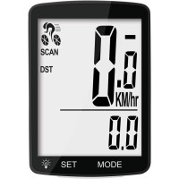 Compteur Vélo Sans Fil 20 Fonctions: Grand Écran LCD, Suivi Précis & Facile!