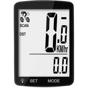 Compteur Vélo Sans Fil 20 Fonctions: Grand Écran LCD, Suivi Précis & Facile!