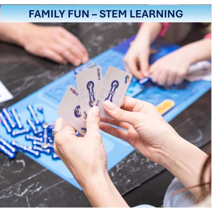 Snap Circuits SNAP 2 IT! STEM Game: Spark Family Fun & Learning for Ages 7+ Snap Circuits SNAP 2 IT! STEM Game: Spark Family Fun & Learning for Ages 7+