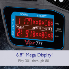 Viper 777 Cible Fléchettes Électronique Sport 40+ Jeux LCD