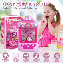 Mini Claw Machine for Kids with Unicorn Toys & Sound - Indoor Arcade Game