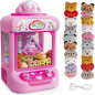Mini Machine à Pince Licorne pour Enfants : Jeu dArcade avec Peluches et Bonbons!