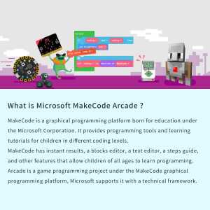 Console Rétro Programmable ELECFREAKS: Apprenez à Coder en Blocs & Python! Idéal STEM