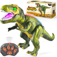 Roaring Fun! Remote Control T-Rex Dinosaur Robot Toy for Kids 3+ - Lights, Sounds, Walks & Dances!