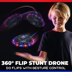 Drone Force1 Scoot LED - Mini Drone Sensor Mains Rouge/Bleu