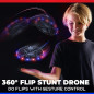 Scoot Mini Drone Force1: Pilotage Facile par Mouvement, LED Rouge/Bleue - Jouet Tech Idéal pour Enfants & Adultes!