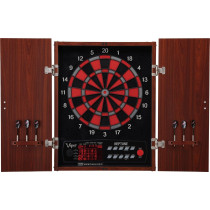 Viper Neptune Electronic Dartboard Cabinet Combo - Pro Size, 55+ Games