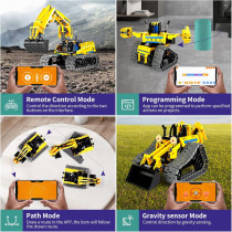 5-in-1 STEM Robotics Kit 430 PCS Building Blocks RC Robot Toy for Kids
