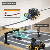 Robot AI HIWONDER 2DOF HD avec roues Mecanum, Python & Pi4B