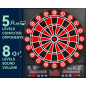 Jeu de Fléchettes Électronique LED: 34 Jeux, 8 Joueurs, 12 Fléchettes & 100 Embouts - Amusez-vous en Famille! Jeu de Fléchettes Électronique LED: 34 Jeux, 8 Joueurs, 12 Fléchettes & 100 Embouts - Amusez-vous en Famille!