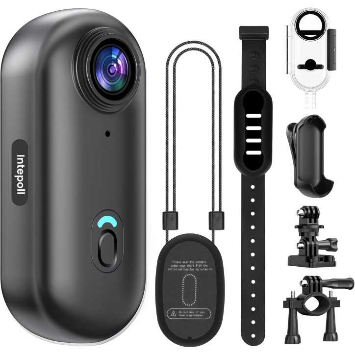 Mini Caméra dAction 4K 128Go: Capturez lAventure, Mains Libres! Mini Caméra dAction 4K 128Go: Capturez lAventure, Mains Libres!
