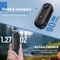 Mini Caméra dAction 4K 128Go: Capturez lAventure, Mains Libres! Mini Caméra dAction 4K 128Go: Capturez lAventure, Mains Libres!