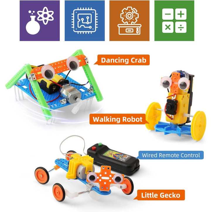 Robotics Science Kit for Kids: Build Your Own Robots & Learn Engineering! Ages 6-12 Robotics Science Kit for Kids: Build Your Own Robots & Learn Engineering! Ages 6-12