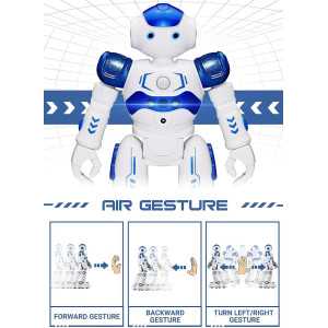 Robot Télécommandé KingsDragon: Programmable, Educatif & Super Fun! Cadeau Idéal 3-8 Ans