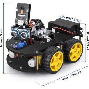 ELEGOO UNO R3 Smart Robot Car Kit V4 for Arduino Robotics Kids STEM Gift