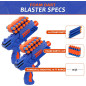 Auto Reset Shooting Target with 2 Blasters - Fun Electronic Target Practice for Kids!